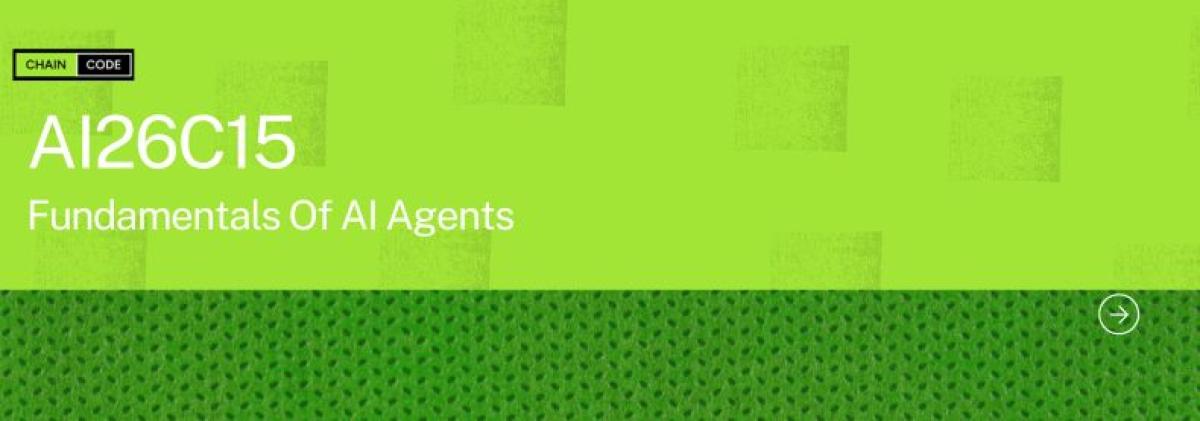 Course AI26C15 Fundamentals Of AI Agents